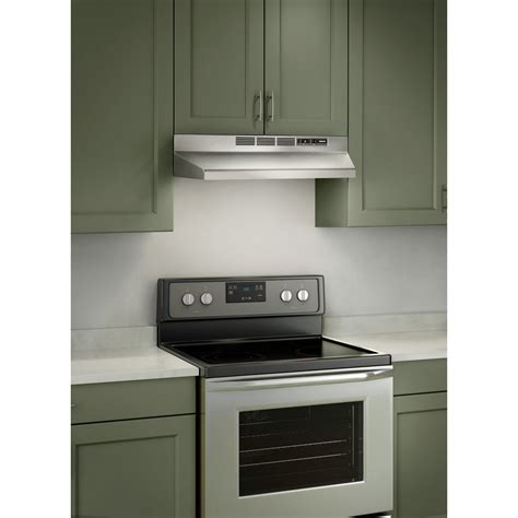 30 under cabinet stainless steel range hood vent bhi-66750|30 inch ductless hood.